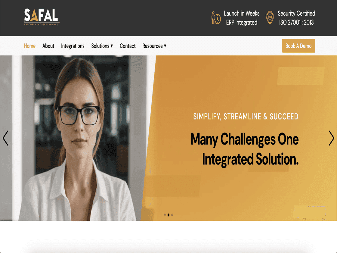 SafalSoftcom Web Platform project preview